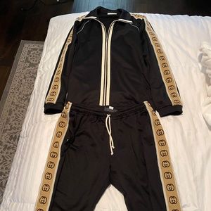Authentic Gucci track suit